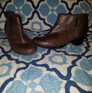 Clarks ankle booties